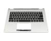 6BHQ7N1019 Original Acer Tastatur inkl. Topcase FR (französisch) schwarz/silber mit Backlight