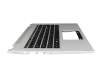 6BHQ7N1019 Original Acer Tastatur inkl. Topcase FR (französisch) schwarz/silber mit Backlight