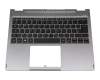 6BHQUN1020 Original Acer Tastatur inkl. Topcase DE (deutsch) schwarz/grau mit Backlight