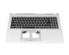 6BJ7WN2014 Original Acer Tastatur inkl. Topcase DE (deutsch) schwarz/silber