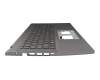 6BK3BN2015 Original Acer Tastatur inkl. Topcase CH (schweiz) grau/grau mit Backlight