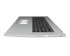 6BK9ZN2014 Original Acer Tastatur inkl. Topcase DE (deutsch) schwarz/silber