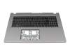 6BKDKN8020 Original Acer Tastatur inkl. Topcase DE (deutsch) schwarz/grau