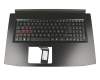 6BQ3DN2011 Original Acer Tastatur inkl. Topcase DE (deutsch) schwarz/silber mit Backlight (1060)