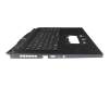 6BQKRN70115 Original Acer Tastatur inkl. Topcase DE (deutsch) schwarz/schwarz mit Backlight