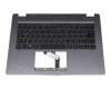 6BVP4N8020 Original Acer Tastatur inkl. Topcase DE (deutsch) schwarz/grau mit Backlight