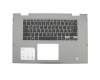 6KM4P Original Dell Tastatur inkl. Topcase DE (deutsch) schwarz/grau mit Backlight für Fingerprint-Sensor