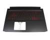 71NIY3BO046 Original Compal Tastatur inkl. Topcase DE (deutsch) schwarz/rot/schwarz mit Backlight