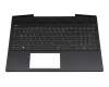 7H2140 Original HP Tastatur inkl. Topcase DE (deutsch) schwarz/weiß/schwarz mit Backlight