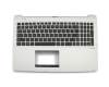 90NB0592-R31US0 Original Asus Tastatur inkl. Topcase US (englisch) schwarz/silber