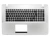 90NB0775-R31GE0 Original Asus Tastatur inkl. Topcase DE (deutsch) schwarz/silber