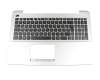 90NB0D22-R31GE0 Original Asus Tastatur inkl. Topcase DE (deutsch) silber/silber