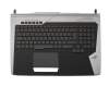 90NB0D71-R30GE0 Original Asus Tastatur inkl. Topcase DE (deutsch) schwarz/silber mit Backlight