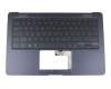 90NB0EI1-R30410 Original Asus Tastatur inkl. Topcase DE (deutsch) schwarz/blau mit Backlight
