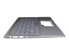 90NB0PB3-R31GE0 Original Asus Tastatur inkl. Topcase DE (deutsch) silber/silber mit Backlight