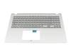 90NB0SR2-R34GE0 Original Asus Tastatur inkl. Topcase DE (deutsch) grau/silber