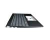 90NB0TJ1-R30GE1 Original Asus Tastatur inkl. Topcase DE (deutsch) grau/grau mit Backlight