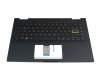 90NB0U21-R31GE0 Original Asus Tastatur inkl. Topcase DE (deutsch) schwarz/schwarz mit Backlight