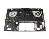 90NR0CJ7-R31GE0 Original Asus Tastatur inkl. Topcase DE (deutsch) grau/grau mit Backlight