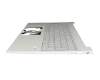 91030026300 Original Primax Tastatur inkl. Topcase DE (deutsch) silber/silber mit Backlight