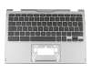 93804FBCK202 Original Acer Tastatur inkl. Topcase DE (deutsch) schwarz/grau