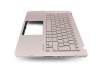 9Z.NBXBW.80G Original Asus Tastatur inkl. Topcase DE (deutsch) silber/rosé mit Backlight
