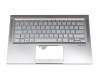 9Z.NFKBN.40G Original Asus Tastatur inkl. Topcase DE (deutsch) silber/silber mit Backlight