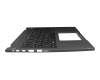 A03-00195 Original Acer Tastatur inkl. Topcase DE (deutsch) schwarz/grau mit Backlight