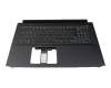 ACM18K5/6D0 Original Acer Tastatur inkl. Topcase DE (deutsch) schwarz/schwarz mit Backlight
