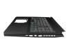 ACM18K5/6D0 Original Acer Tastatur inkl. Topcase DE (deutsch) schwarz/schwarz mit Backlight