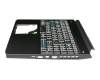 ACM18K5D0 Original Chicony Tastatur inkl. Topcase DE (deutsch) schwarz/schwarz mit Backlight