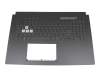 AENJKE00010 Original Asus Tastatur inkl. Topcase UK (englisch) schwarz/transparent/schwarz mit Backlight