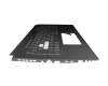 AENJKG00010 Original Quanta Tastatur inkl. Topcase DE (deutsch) schwarz/transparent/grau mit Backlight
