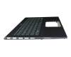 AEUJ7G00010 Original Quanta Tastatur inkl. Topcase DE (deutsch) anthrazit/grau mit Backlight