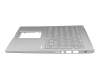 AEXKRG00120 Original Quanta Tastatur inkl. Topcase DE (deutsch) grau/silber