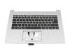 AEZ8EG01110 Original Acer Tastatur inkl. Topcase DE (deutsch) schwarz/silber