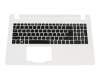 AEZAAG00010 Original Acer Tastatur inkl. Topcase DE (deutsch) schwarz/weiß
