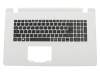 AEZAAG00110 Original Acer Tastatur inkl. Topcase DE (deutsch) schwarz/weiß