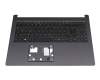 AEZAUG03010 Original Acer Tastatur inkl. Topcase DE (deutsch) schwarz/schwarz mit Backlight