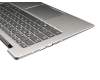 AM171000290 Original Lenovo Tastatur inkl. Topcase DE (deutsch) grau/silber mit Backlight (fingerprint)