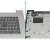 AM1JX000 Original Lenovo Tastatur inkl. Topcase DE (deutsch) grau/silber