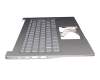AM2WG000400 Original Acer Tastatur inkl. Topcase DE (deutsch) silber/silber mit Backlight