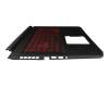 AM3BH000300 Original Acer Tastatur inkl. Topcase CH (schweiz) schwarz/rot/schwarz mit Backlight