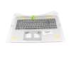 AM3UI000500 Original Acer Tastatur inkl. Topcase DE (deutsch) schwarz/silber