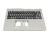 AP756000150 Original Acer Tastatur inkl. Topcase DE (deutsch) schwarz/grau mit Backlight