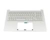 ASM21H66D0J9023 Original Asus Tastatur inkl. Topcase DE (deutsch) silber/silber mit Backlight
