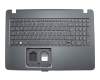 Acer Aspire F15 (F5-573G) Original Tastatur inkl. Topcase DE (deutsch) schwarz/schwarz mit Backlight