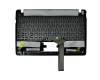 Asus F102BA Original Tastatur inkl. Topcase DE (deutsch) schwarz/schwarz