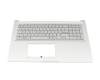 Asus F1704VA Original Tastatur inkl. Topcase DE (deutsch) grau/silber