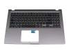 Asus F515JA Original Tastatur inkl. Topcase DE (deutsch) schwarz/grau